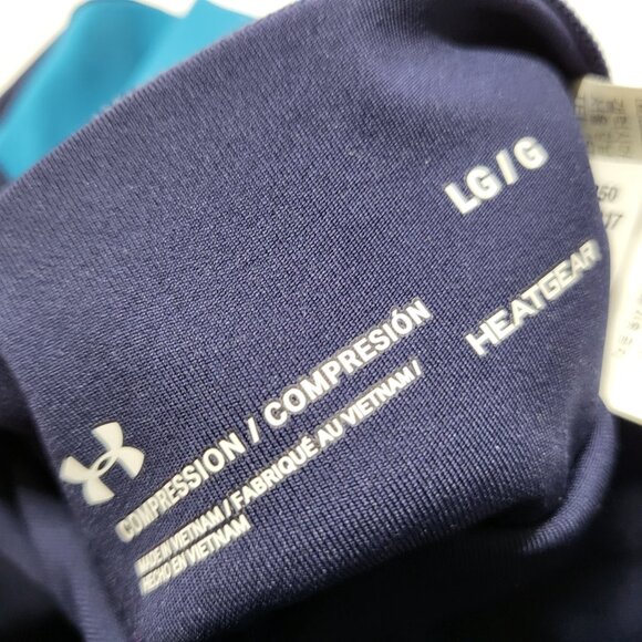 Under Armour Leggings Womens Large Heat Gear Compression Abstract Print Crop - Picture 5 of 16